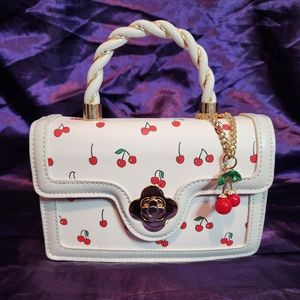 Cherry Top Handle Bag